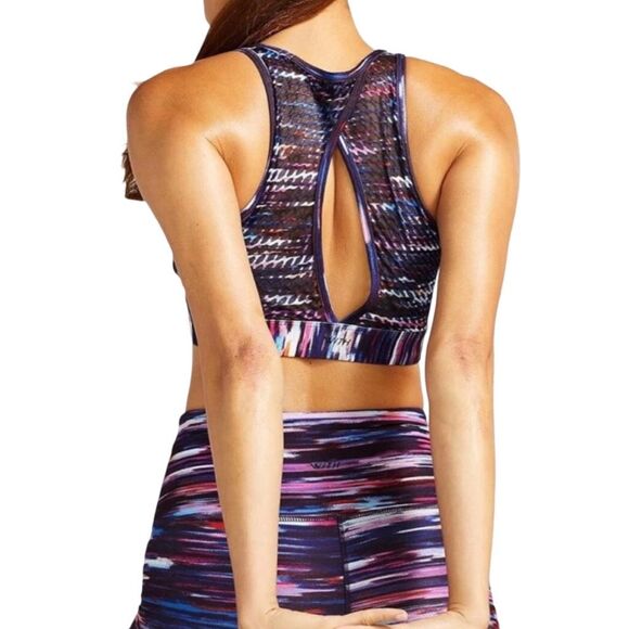 Peloton Melody High Neck Sports Bra - Size Large - Picture 4 of 6